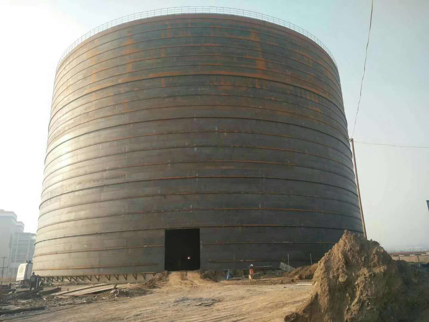 康乐承建大型钢板库的好处及原理