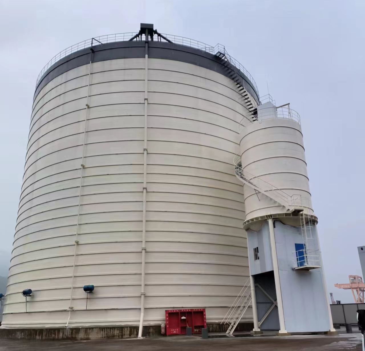 康乐10万吨水泥钢板库